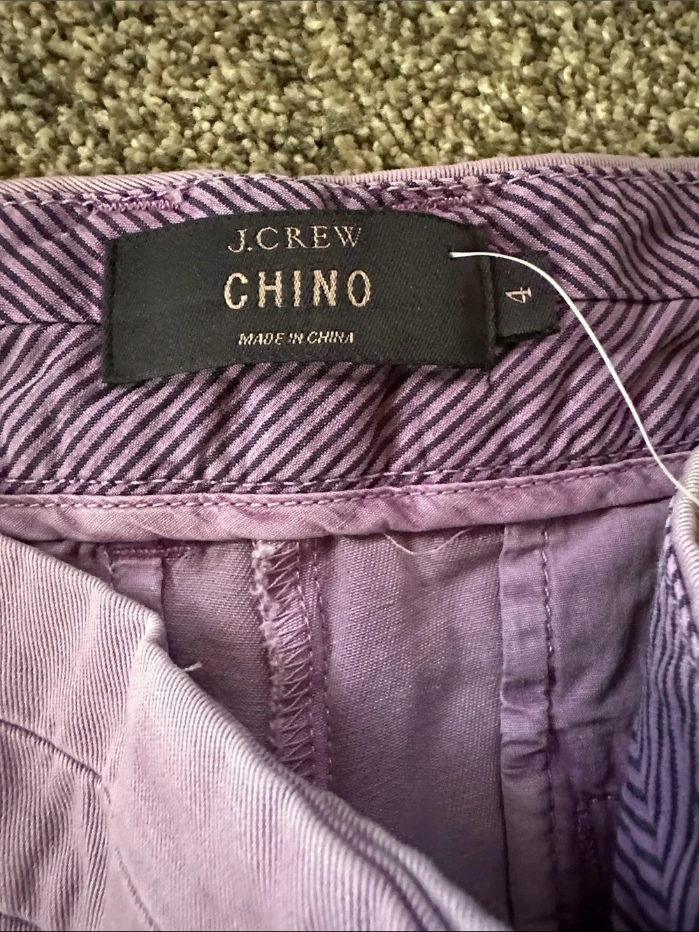 J. Crew Lavender Chino Bermuda Shorts NWT